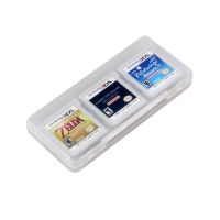 【lz】♤❐  Clear Game Card Storage Case Caixa de cartucho para Nintendo 3DS XL LL NDS Dsi 6 em 1