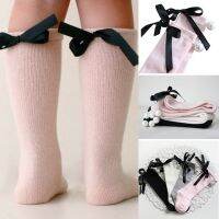 Ready stock! Cute Baby Long Booties Kids Bowknot Knee High Princess Socks