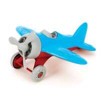 Aeroplane - BPA Free,Phthalate Free,รถขนส่งของเล่นอากาศสีน้ำเงินที่ใช้ในการแนะนำความรู้ด้านการบินและปรับปรุงการยึดเกาะรถของเล่น