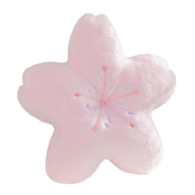 ∈♛☄ Plush Pillow Wide Use Plush Toy Cherry Blossom Shape Pink Sakura Plush Pillow Household Accessory