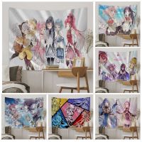 Puella Magi Madoka Magica Tapestry Art Printing Art Science Fiction Room Home Decor Cheap Hippie Wall Hanging Knitting  Crochet