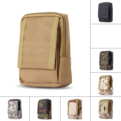 800D ยุทธวิธีศัพท์มือถือกระเป๋าคาดเอวกระเป๋าแขวนกลางแจ้งสำหรับแฟนทหาร molle ชุดฝึกอบรมชุดอุปกรณ์เสริมปลั๊กอินลายพราง