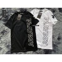 พร้อมส่ง  เสื้อยืดเพย์บอย playboy งานสกรีนข้าง แบบใหม่ล่าสุด