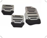 Universal aluminum alloy manual transmission anti-skid car pedal set for Ford Transit Ranger Mustang Ka Fusion Focus F-150