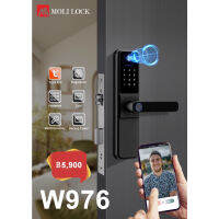 Digital Door Lock ปี 2023 รุ่น Model W976 พร้อมกล้องหน้า + WiFi ในตัว สั่งปลดล็อค พร้อมถ่ายภาพได้