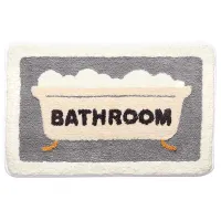 Carpet Floor Mats Non-Slip Water-Absorbent Thickening Bathroom Kitchen Carpet Doorway Home Decor Bath Mat Rug