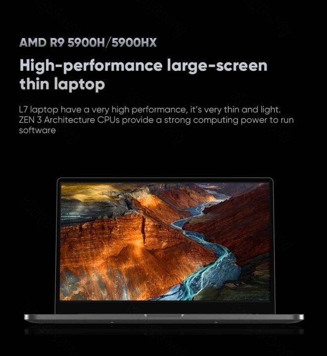 AMD Ryzen 9 5900HX 5900H Gaming Laptop 15.6 Inch IPS Nvme Fingerprint ...