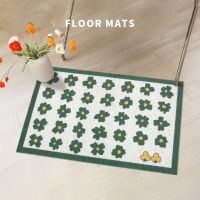 Checkerboard Shape Non-Slip Entrance Hallway Kitchen Bedroom Bathroom Welcome PVC Door Mat Area Floor Rugs Carpet