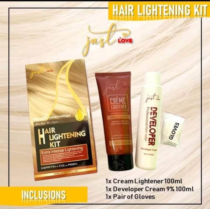 Just Love Hair Lightening Kit (Bleaching Kit) Lazada PH
