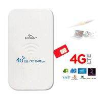 4G CPE Router Outdoor 150Mbps ใส่ซิม รองรับ 3G,4G รองรับการใช้งาน Wifi  up to 32 อุปกรณ์