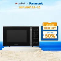 Lò vi sóng Panasonic NN-ST34HMYUE - Dung tích lớn 25L, Công suất nấu 800W, 9 menu nấu tự động, Chức năng nấu nhanh 30s, Bảng điều khiển điện tử hiện đại - Bảo Hành Chính Hãng 12 tháng