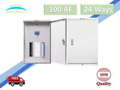 ตู้ควบคุมไฟฟ้า โหลดเซ็นเตอร์ KAWAMURA ระบบ Din ขนาด 24 ช่อง 100AF (KWL124)
