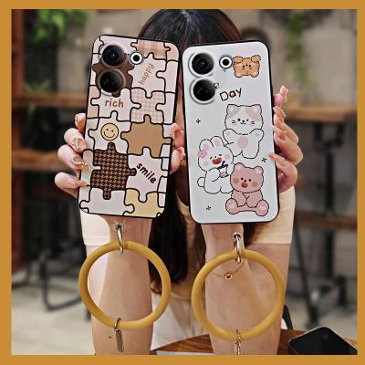 hang wrist advanced Phone Case For Tecno Camon20 Pro 4G/CK7N protective Back Cover cute ultra thin cartoon The New ring