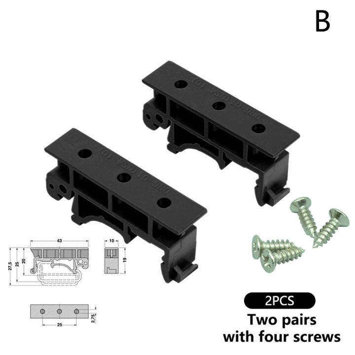 HITN 2Pcs DRG-01 PCB Mounting Brackets For DIN 35 Rail Adapter Circuit ...