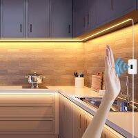 High Bright！LED Kitchen Cabinet Light USB 5V Hand Sweep Motion Sensor LED Strip Flexible Waterproof Closet Bedroom Decor Lamp