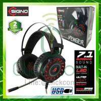 SIGNO E-Sport 7.1 Surround Sound Vibration Gaming Headphone VENGER HP-821