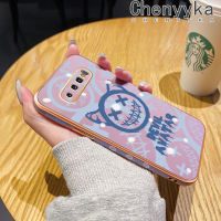 เคสโทรศัพท์ Chenyyyka S10ปลอกสำหรับ Samsung พลัส S9พลัสเคสซิลิโคนลายการ์ตูนปีศาจน้อยดีไซน์ใหม่ฝาปิดเลนส์เต็มรูปแบบปกป้องกล่องกันกระแทก Softcase