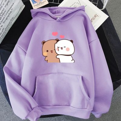 Cartoon Panda Bear Bubu and Dudu Hoodie /Men Tops Kawaii Printed Harajuku Ullzang Sweatshirt O-Neck Harajuku Unisex Size XS-4XL