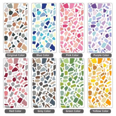 85pcs Multicolor Marble Shape Wall Stickers Decals Self Adhesive for Bedroom Kids Room Cabinet Decoration Stickers Waterproof