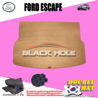 Ford Escape ปี 2008 - 2012 พรมรถยนต์Escape พรมเข้ารูปสองชั้นแบบรูรังผึ้ง Blackhole Double Mat