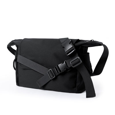 Multi Pocket Black Oxford Uni 2022 Crossbody Bag Fashion Waterproof Shoulder Bag Button Decoration Sling Bag for man