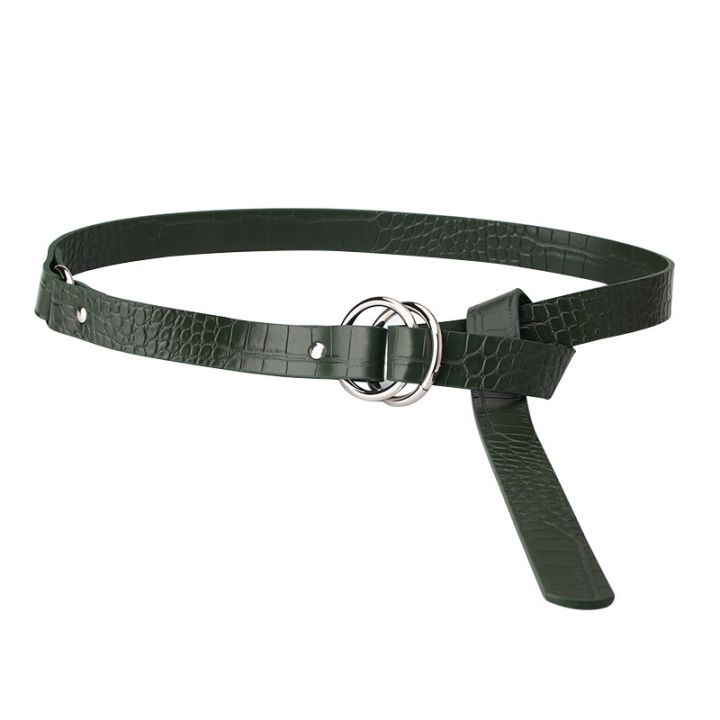 new-product-ladies-leather-belt-double-loop-buckle-fashionable-versatile-decorative