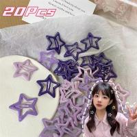 【YF】▤№ﺴ  20Pcs Y2k Star Alloy Hairpin Hair Clip Woman Aesthetics Accessories