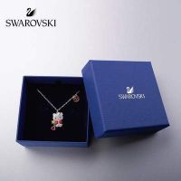 สร้อยคอ Swarovski HelloKitty 12 12สร้อยคอโซ่ไหปลาร้าเครื่องประดับผู้หญิงจี้คริสตัลน่ารักของขวัญสั้นๆสำหรับแฟนสาว