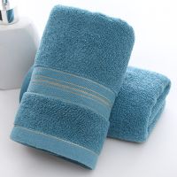 British Style Simple Solid Color Plain Pattern Man Washcloth Travel Hotel Bath Towel Bathrobe Camping Gym Portable Face Towels