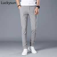 CODna68138 [5 Colors] Formal Pant Mens Korean Casual Skinny Long Pants Lightweight and Breathable Office Pants Seluar Kerja LUCKYSUN