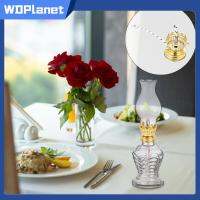 WDPlanet เครื่องเขียนตะเกียงน้ำมันย้อนยุคโคมไฟโลหะผสมอลูมิเนียมซีลติดตั้งอุปกรณ์เปลี่ยนหลอดไฟตะเกียงน้ำมัน