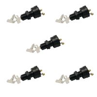 5X Starter Switch,for Club Car DS Electric Golf Cart 1996-Up Ignition Key Switch, 36 or 48 Volts,Part Number 101826201