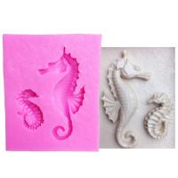 M1007 Cake Tools sea horse seahorse mould silicone mold Cake Fondant tool Decorating DIY Kitchen Baking Bakeware Bread  Cake Cookie Accessories