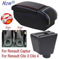 hot【DT】 Renault 4 Captur 3 Armrest armrest box accessories Storage with cup ashtray US