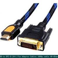 HD-compatible to DVI-D 24+1 pin cable  adapter cables 3D1080p for LCD DVD HDTV XBOX PS3 sho cablert Adapters