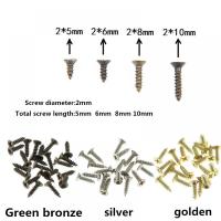 M2x8mm M2x6mm M2x5mm 200ชิ้นที่มี M2x10mm เจาะรูด้วยตัวเอง Phillips Cross สกรูไม้สำหรับช่างไม้สกรูหัวแบนขนาดเล็ก