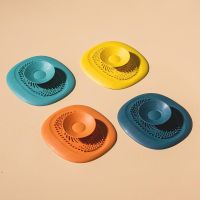 Silicone Sink Drain Strainer Deodorant Plug Hair Catchers Rubber Shower Bathtub Floor Filter Stopper Accessories