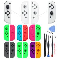 Plastic Replacement Repair Kit DIY Case Cover Housing Shell for Nintend Switch JoyCon Controller with Screwdriver Open Tool Nails  Screws Fasteners