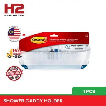 Command BATH19-ES Bath Shower Caddy Hanger Hardware, Large 