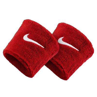 Nike สายรัดข้อมือไนกี้ Nike Swoosh Wristband DoubleWide NNN04601OS (Red/White) สินค้าลิขสิทธิ์แท้