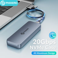 M.2 NVMe ที่อยู่อาศัยในตัวเสื้อกั๊กระบายความร้อนที่เพิ่มขึ้นอลูมิเนียม SSD ที่อยู่อาศัย Type C โซลิดสเตไดรฟ์20Gbps