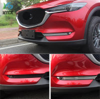 For Mazda CX5 CX-5 2017 2018 ABS Chrome Front Fog Light Lamp Eyebrow Bumper Eyelid Cover Trim Bezel Garnish Moulding Accessories