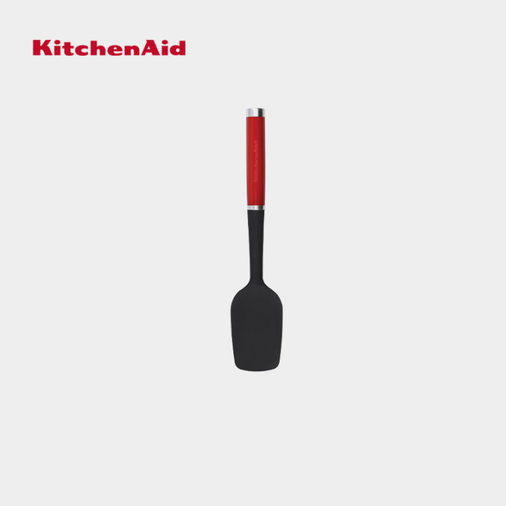 kitchenaid-silicone-spoon-spatula-almond-cream-empire-red-สปาตูล่า-พายซิลิโคน