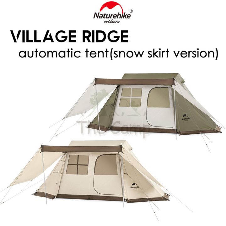 アウトドア テント/タープ Naturehike Village 5 Upgraded Version Snow Skirt Automatic Camping 