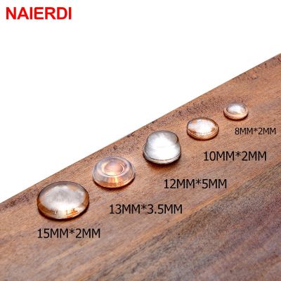 NAIERDI 30-80PCS Self Adhesive Silicone Rubber Damper Buffer Cabinet Bumpers Furniture Pads Cushion Protective Hardware Furniture Protectors Replaceme