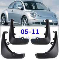 สำหรับ VW New Beetle 2005-2011 Mudflaps Splash Guards ด้านหน้าด้านหลัง Mud Flap Mudguards 2006 2007 2008 2009 2010ชุดแม่พิมพ์โคลน Flaps