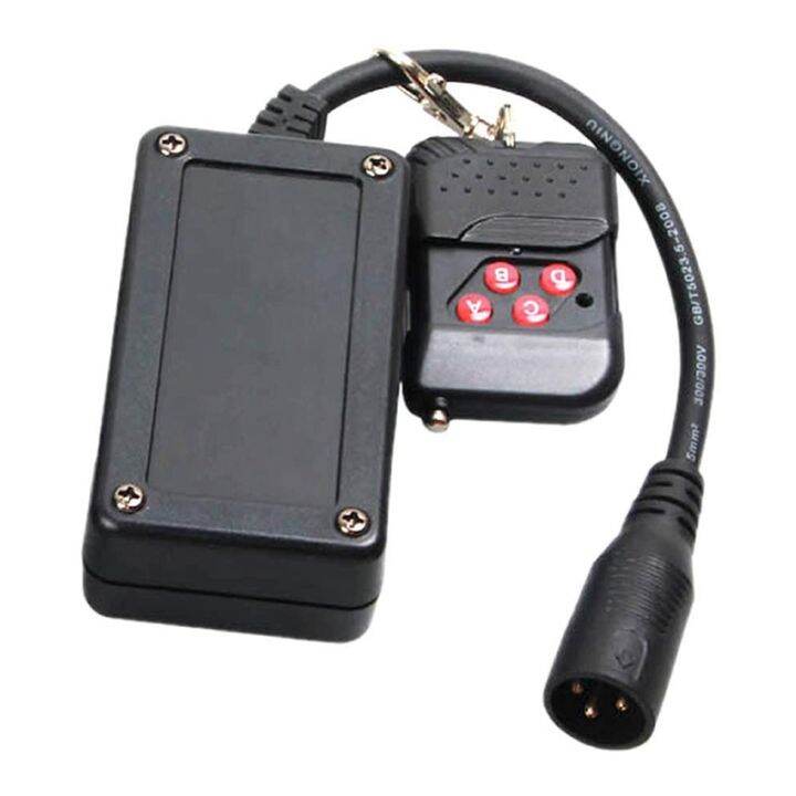 Portable 3 Pins XLR Wireless Remote Control Receiver for Smoke Fog