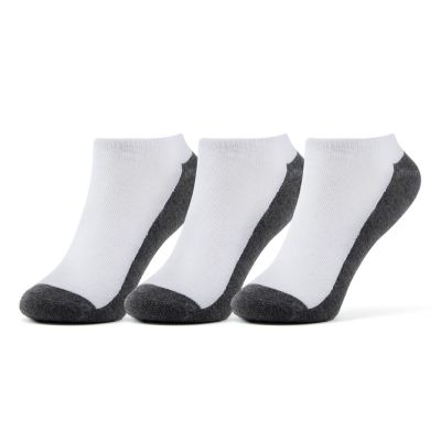 ถุงเท้าขาว ไม่มีลาย Free Size  ถุงเท้าใส่นุ่ม สบาย ถุงเท้าข้อสั้น ถุงเท้านักเรียนขาวพื้นเทาทรงใต้ตาตุ่ม รุ่น V-1  (แพ็คสุดคุ้ม12คู่)