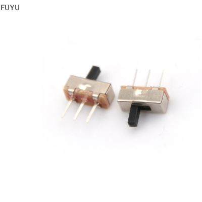 FUYU 10pcs 2position 4mm SPDT 1P2T 3 PIN PCB PANEL สวิทช์สไลด์แนวตั้งใหม่