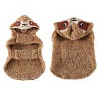 ZZOOI Halloween Dog Costume Pet Coat Warm Puppy Hoodies Cosplay Sloth Clothing Pet Dog Clothes Chihuahua Yorkie Outfits Party Dress Up